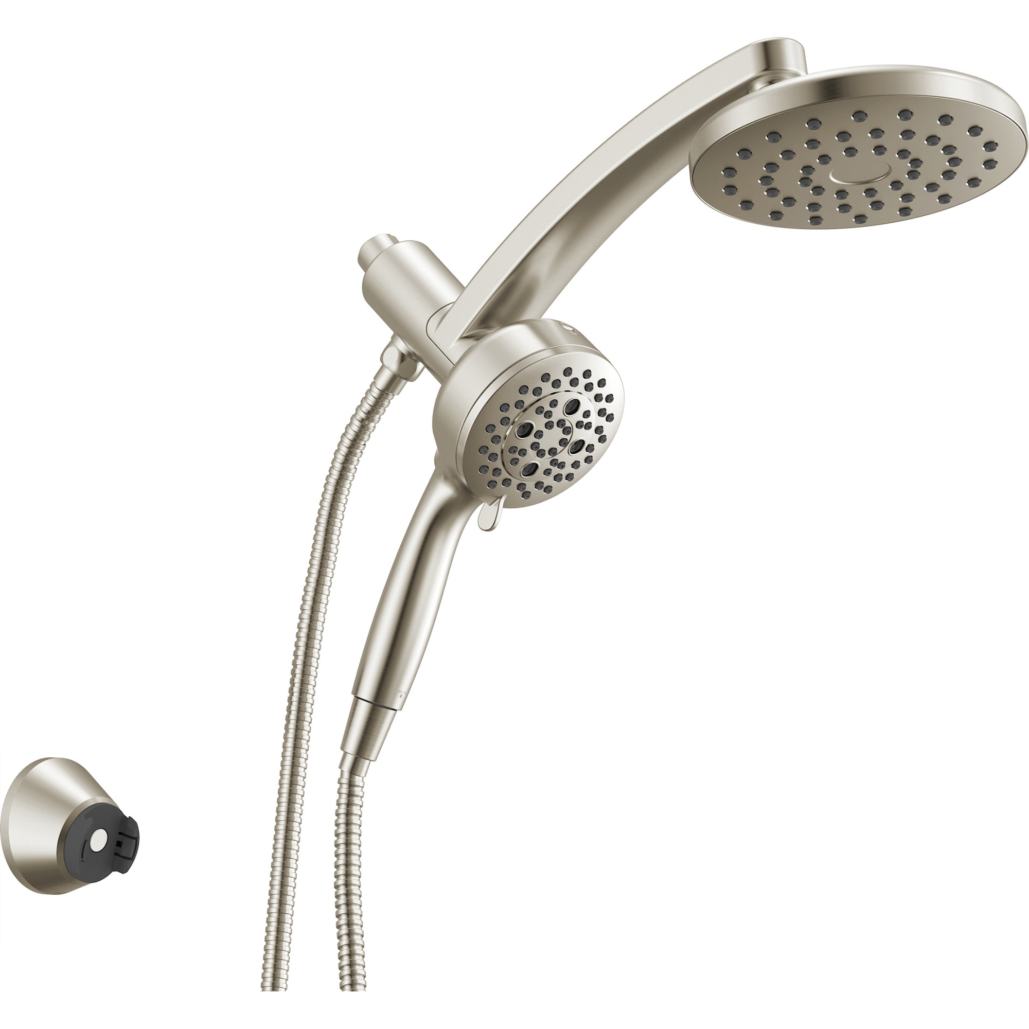 Delta 58600 PivotPro 1.75 GPM 3-in-1 Shower Head and 7 Setting Hand - Lumicoat Stainless