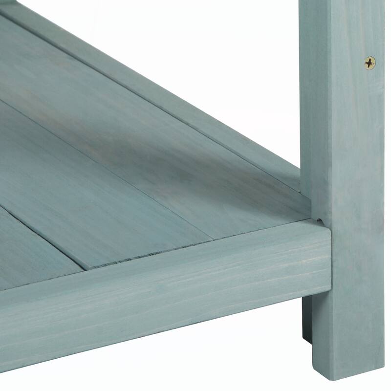 Farmhouse Rustic Outdoor Potting Bench Table