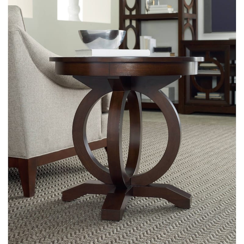 Hooker Furniture 26 Inch Wide Hardwood Accent Table from the Kinsey