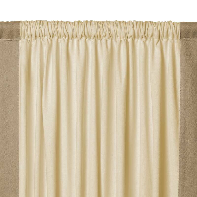 Wilton Colorblock Kitchen Window Tiers, Set of 2