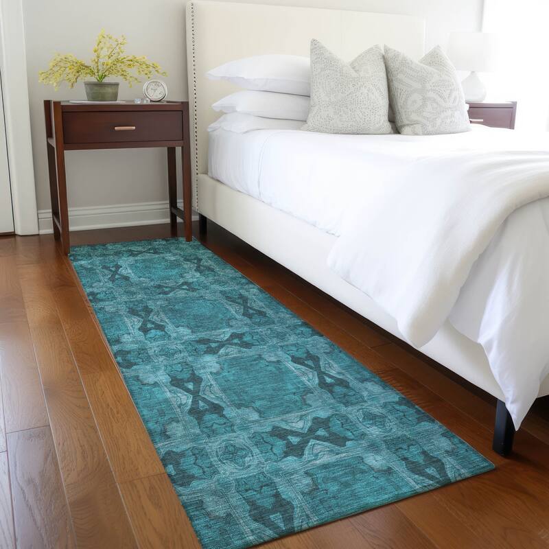 Rara Lush Floral Weather Resistant Versatile Elegance Outdoor Rug