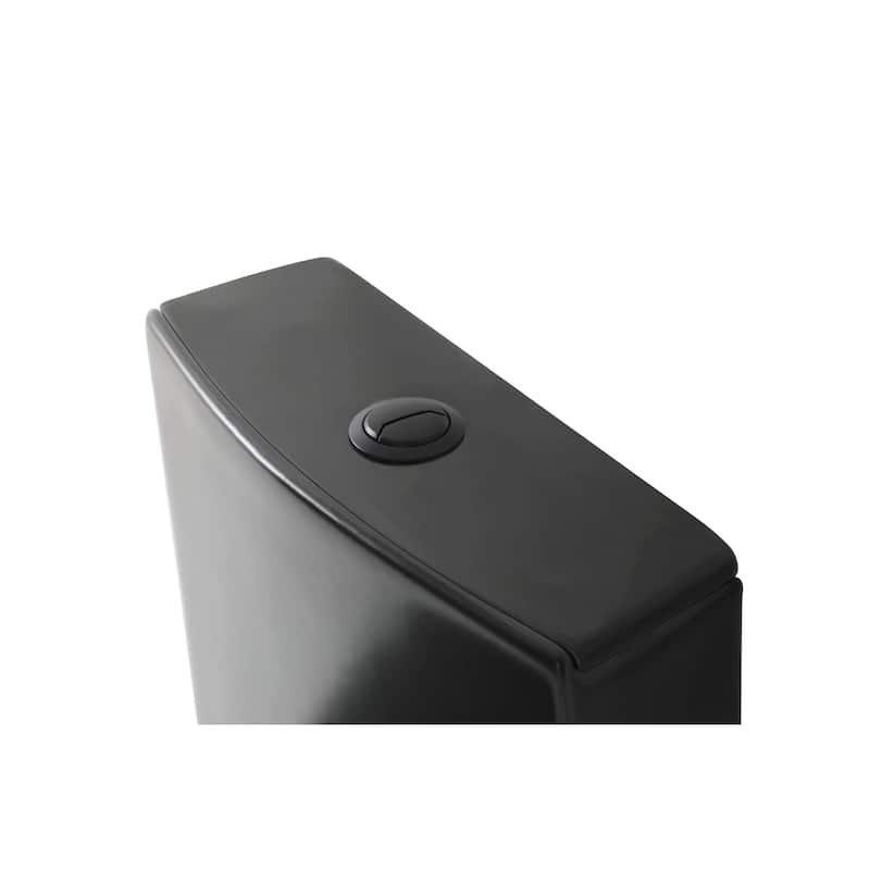 Fine Fixtures Dual-Flush Elongated One-Piece Toilet with High Efficiency Flush