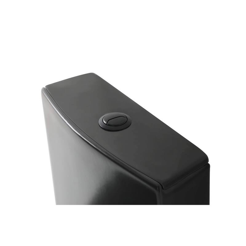 Fine Fixtures Dual-Flush Elongated One-Piece Toilet with High Efficiency Flush