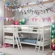 preview thumbnail 2 of 6, Simple 4 in 1 Twin over Twin L-Shaped Bunk Bed With Ladder