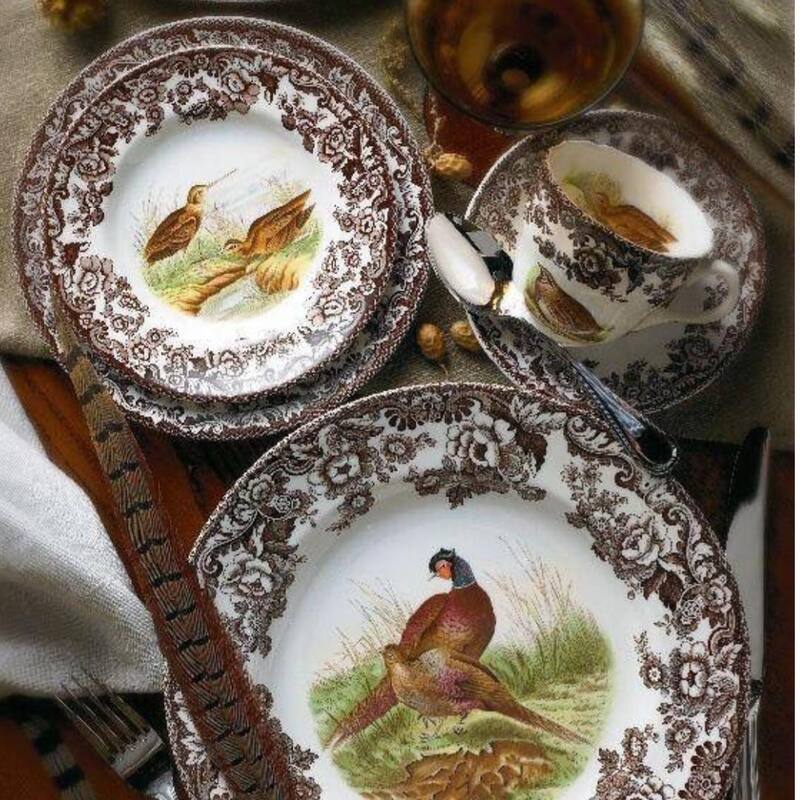 Spode Woodland Soup Plate