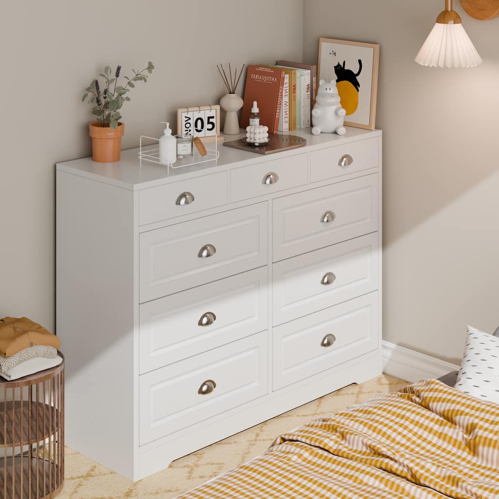 Futzca 9-Drawer Storage Dresser Organizer