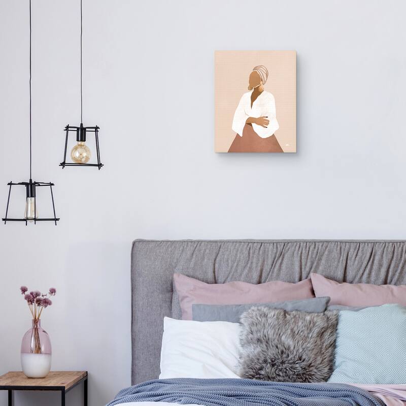 Celia (pink) Canvas Art Print