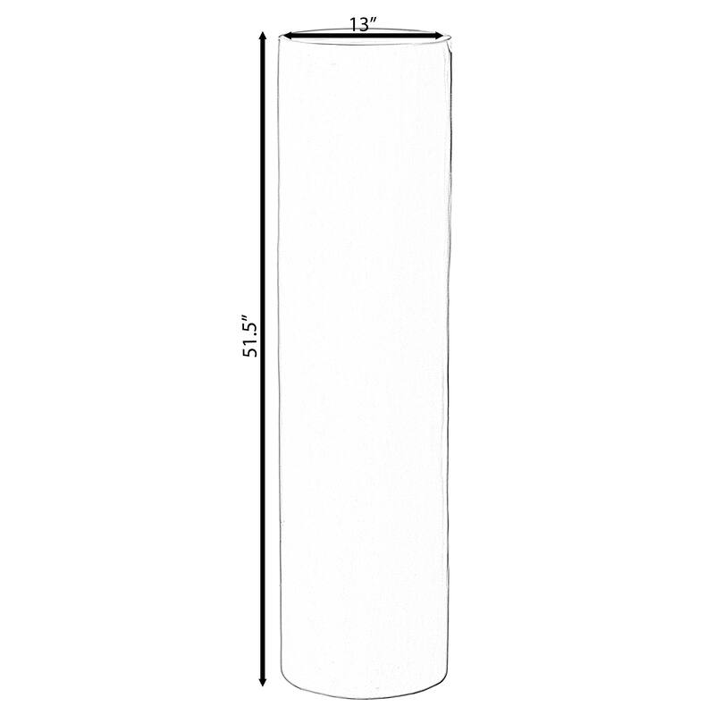 Fiberglass Pillar Column Stand -Photography Props - Stylish Cylinder Shape Versatile Pedestal, Living Room, or Dining Room Decor