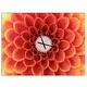 preview thumbnail 2 of 4, Designart 'Brown Flower with Dense Petals' Oversized Modern Wall CLock