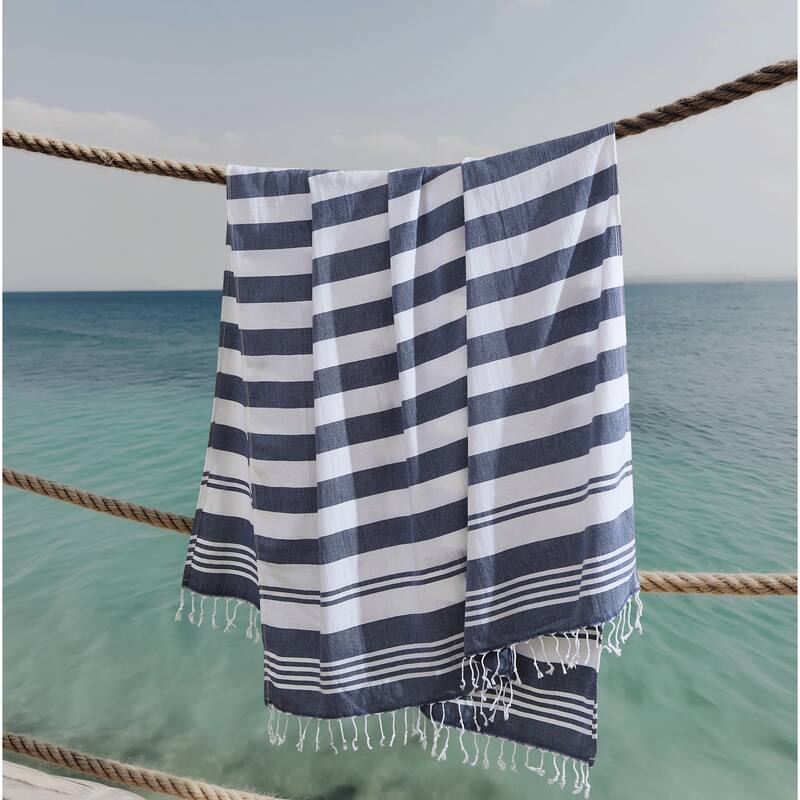 Oceanfront Resort Salty Stripe 4 Pack Sand Free Beach Towel