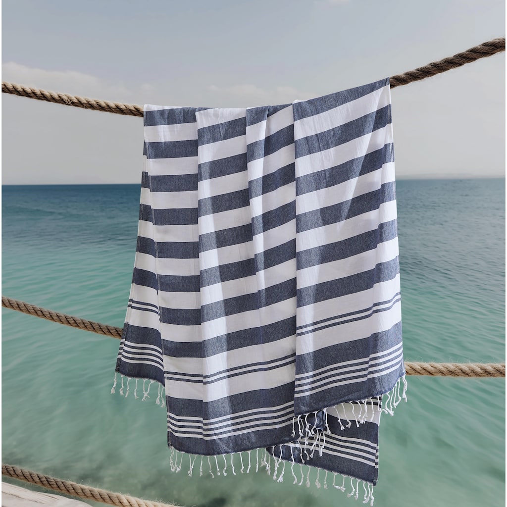 Oceanfront Resort Salty Stripe 4 Pack Sand Free Beach Towel