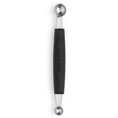 CatCora Melon Baller, Dual Blades 10/15-Millimeter For Melon Balls and Garnishes, Soft Handle