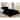 Black 3 Piece Quilt Set & Pillow Shams Soft Plush Cozy Bedspread