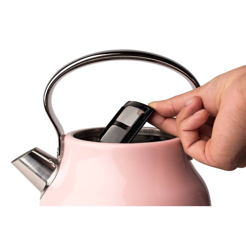 Haden Heritage 1.7 Liter Stainless Steel Electric Tea Kettle