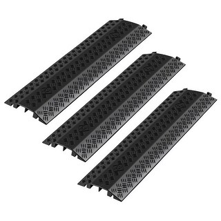 thumbnail image 2 of 2 PCs Drop Over Cable Cover Ramp, 907 Kg/axle Load Capacity, Heavy Duty Cable Hose 2 of 13