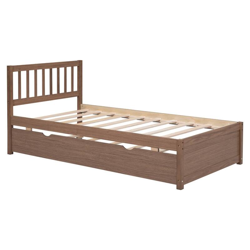 79" Modern Design Double Platform Bed Frame