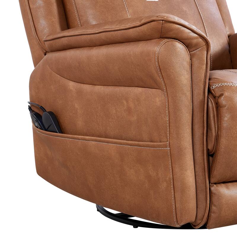Motor Rocking and 240 Degree Swivel Single Sofa Seat recliner Chair Infinite Position