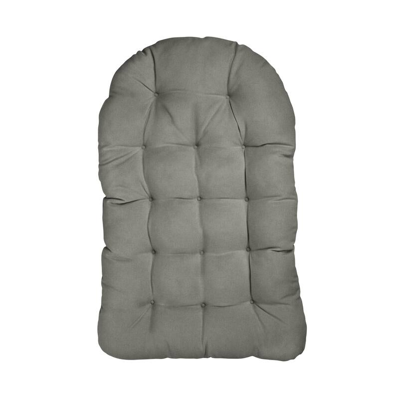 Sorra Home Sunbrella Outdoor Egg Chair Replacement Cushion - Canvas Charcoal