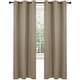 preview thumbnail 79 of 135, Deconovo Grommet Room Darkening Curtains, Set of 4 Panels 42x63 Inch - Khaki
