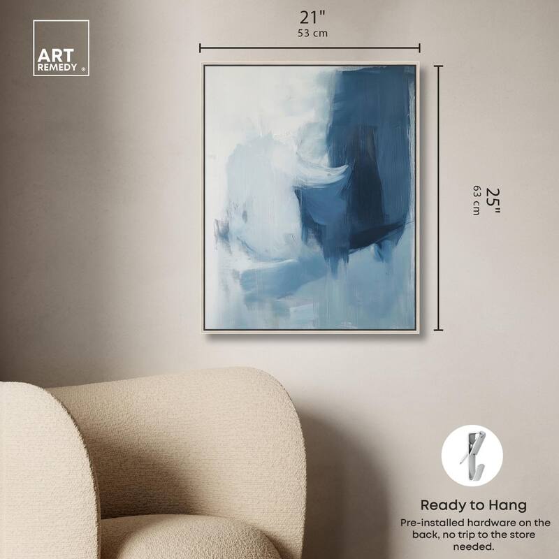 Glacial Reflections II Canvas by Art Remedy