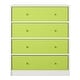 preview thumbnail 11 of 12, Ameriwood Home Mya Park Tall Dresser with 4 Fabric Bins