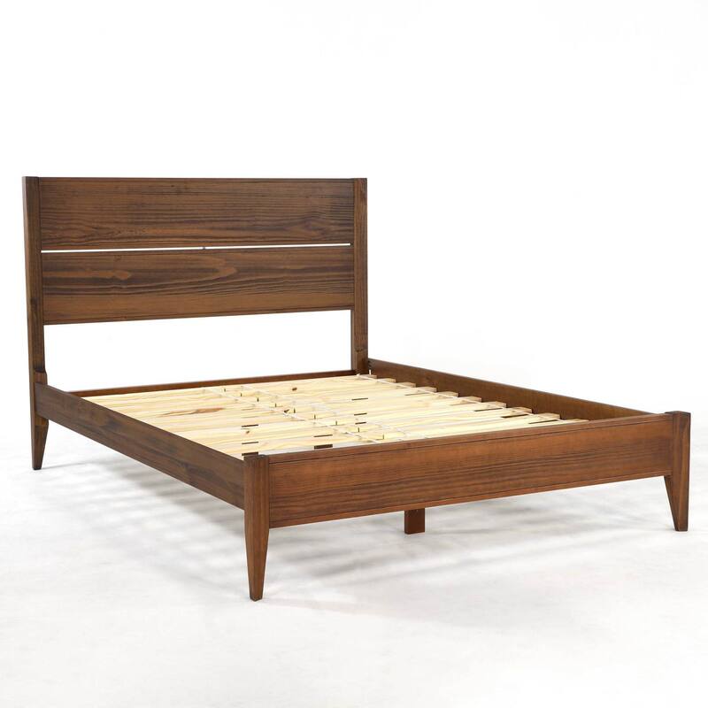 Grain Wood Furniture Mid Century Panel Bed