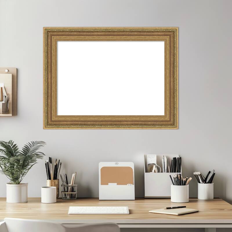 Elliot Gold Framed Dry Erase Magnetic Board