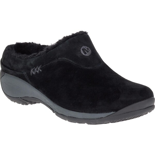 merrell mens fur lined clogs