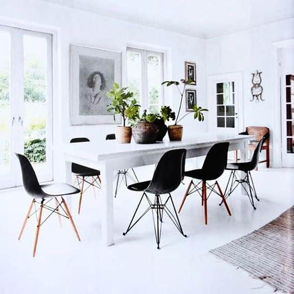 Shop 2xhome Modern Color Pyramid Seat Height Dsw Molded Armless