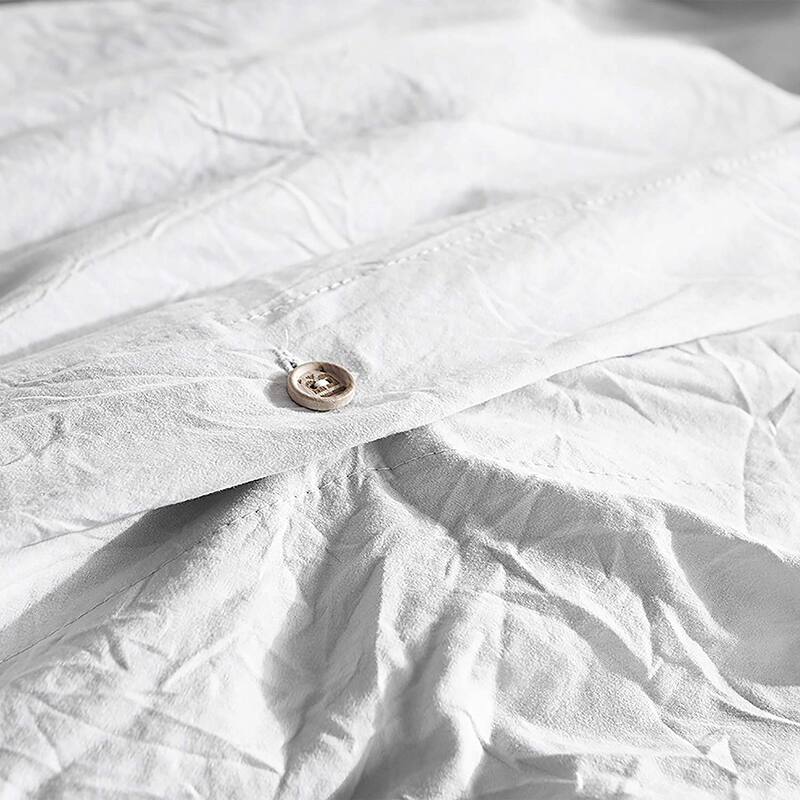 Natural Loft Oversized Comforter Set - Glacier Gray