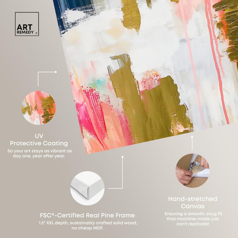 Exuberant Hues I Canvas by Art Remedy, Gallery Wrapped