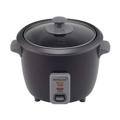 4 Cup Rice Cooker in Charcoal