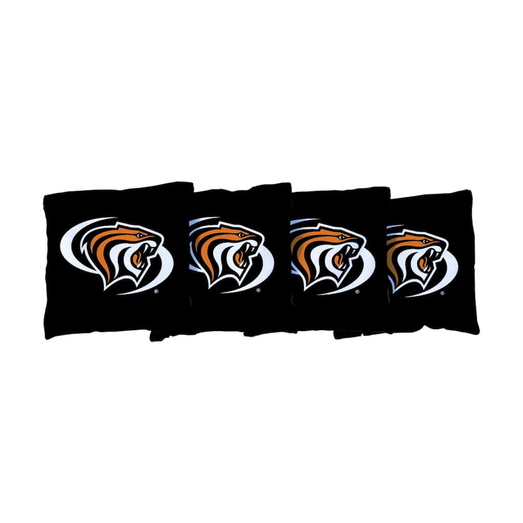 University of the Pacific Tigers Black Cornhole Bags