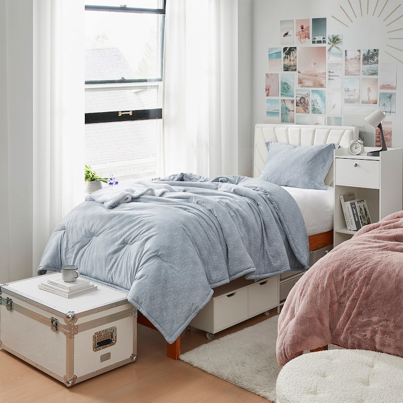 Daydreamer - Coma Inducer® Oversized Comforter Set - Navy Etch