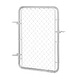 preview thumbnail 32 of 37, Galvanized Steel Chain Link Gate for Outdoor Yard and Garden