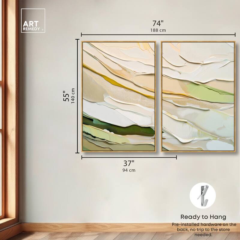 Mossy Glen Canvas Set of 2 by Art Remedy