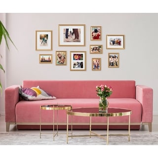 Kate and Laurel Adlynn Glam 10-piece Wall Picture Frame Set