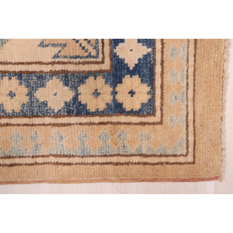 ECARPETGALLERY Hand-knotted Finest Ghazni Tan Wool Rug - 9'9 x 13'1