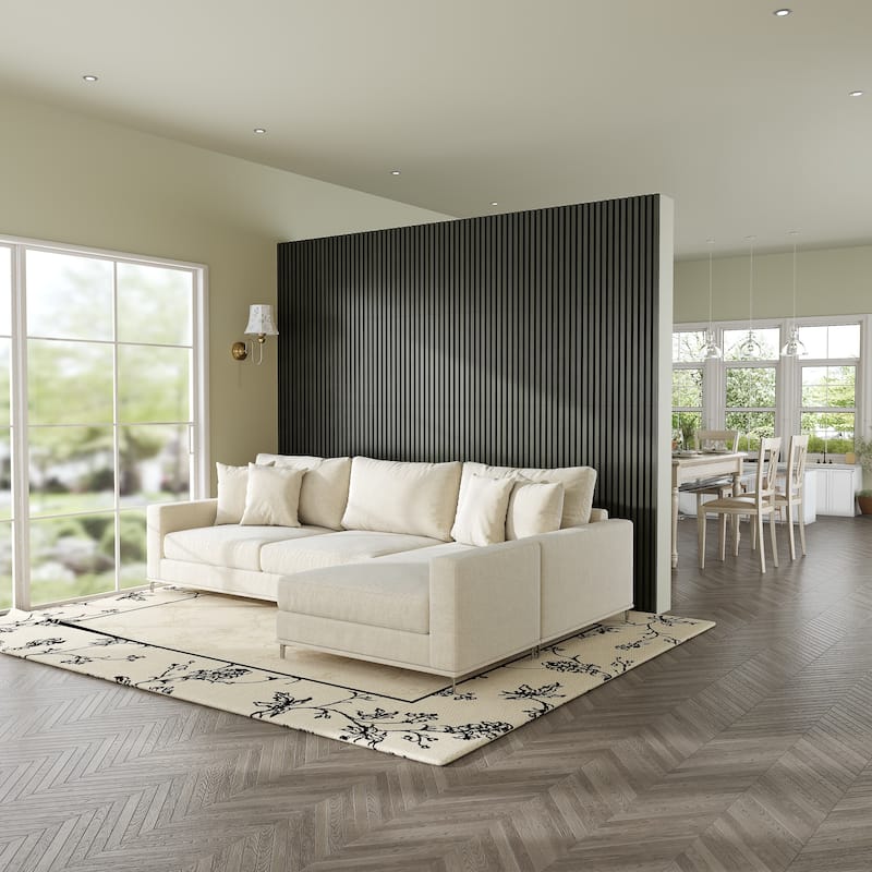 Acoustic Soundproof Slat Wall Panels 3D Decorative Wall Paneling