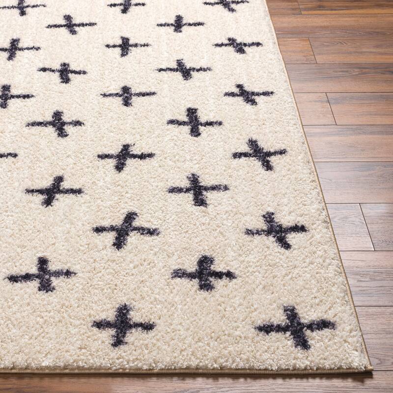 Livabliss Lykke Machine Washable Casual Graphic Area Rug