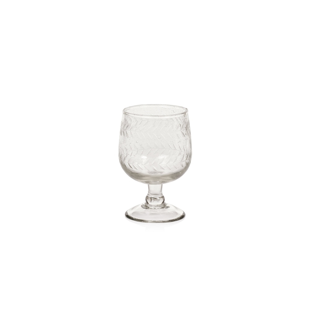 Zodax Apertivo Triangular Wine Glasses - Charlotte's Web Monogramming &  Gifts