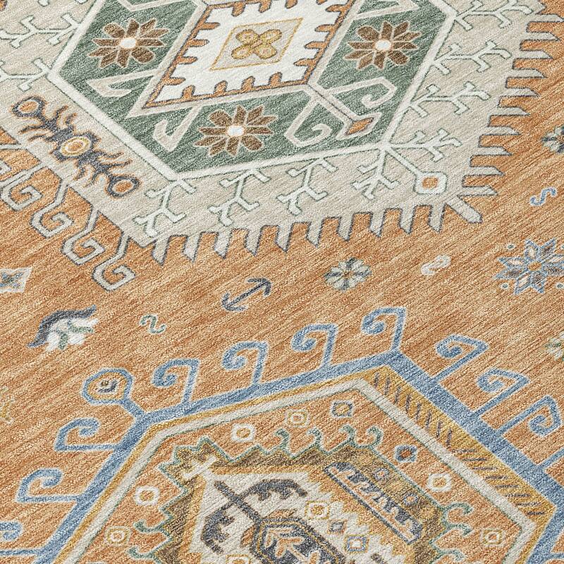 Machine Washable Indoor/ Outdoor Global Akron Chantille Rug