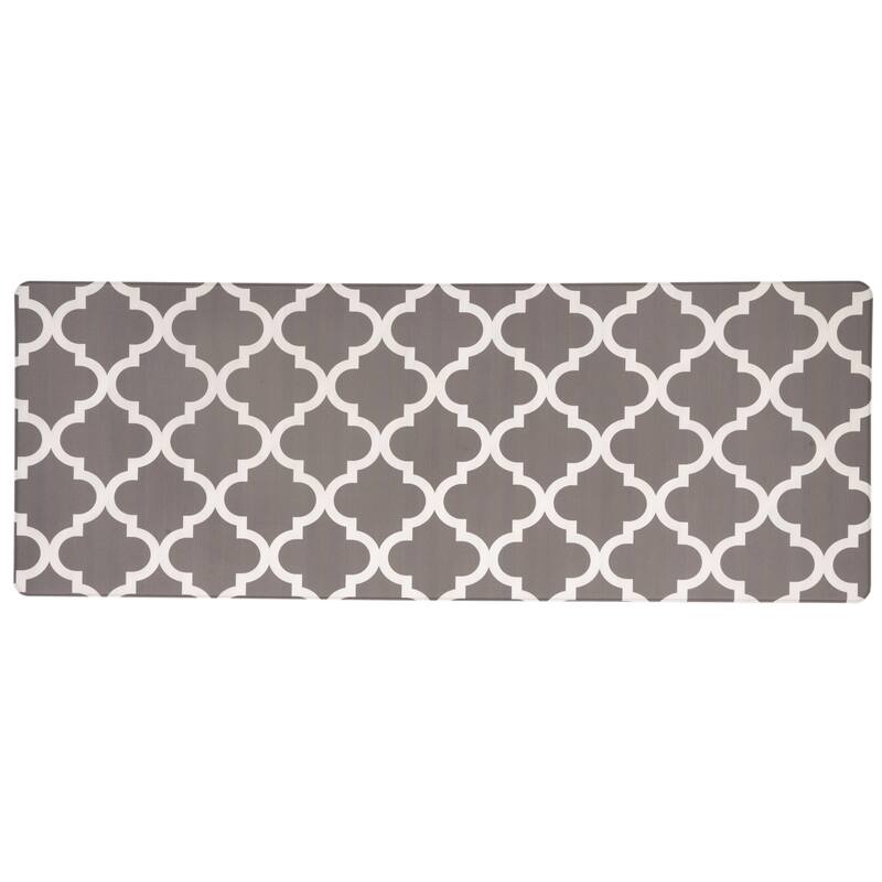 World Rug Gallery Moroccan Trellis Anti Fatigue Mat