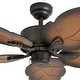 preview thumbnail 5 of 5, Prominence Home Beauxregard Aged Bronze/ Mocha Finish 52" Ceiling Fan