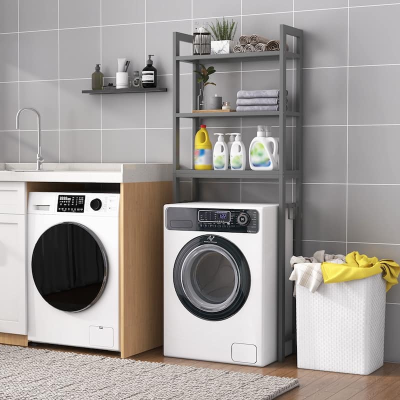 Costway Over-The-Toilet Storage Shelf Space Saving Metal Bathroom - See Details