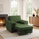 preview thumbnail 1 of 77, 3-in-1 Pull-Out Sleeper Chair Bed Convertible Adjustable Lounge Green