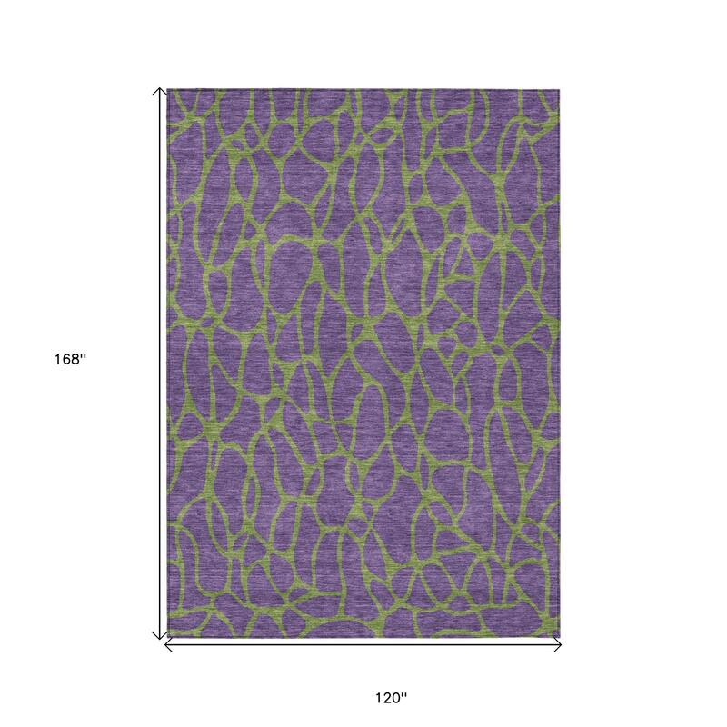 HomeRoots Geometric Transitional Rectangle Outdoor Rug