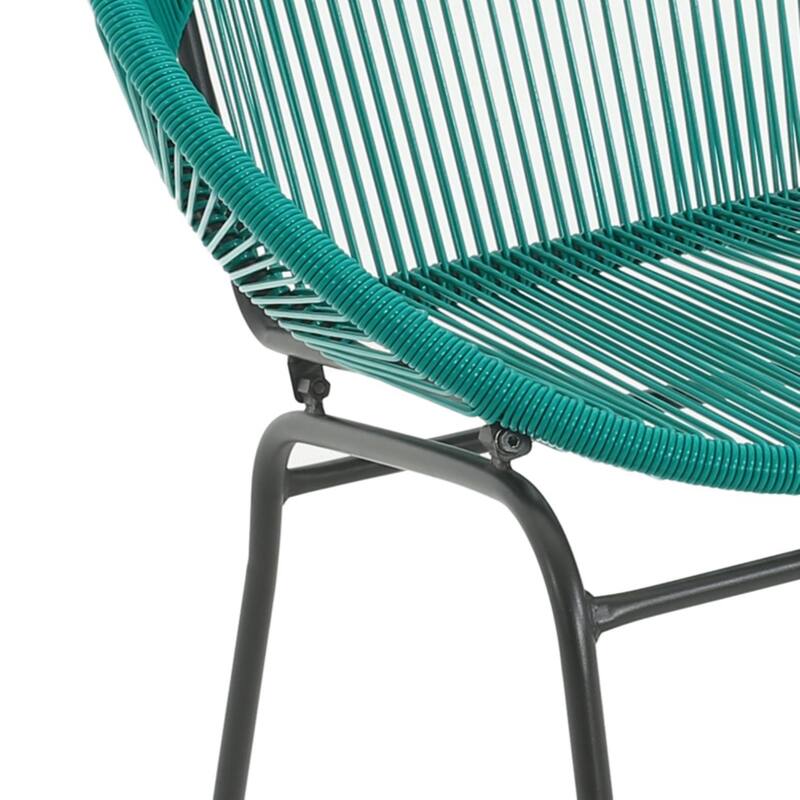 Nusa Outdoor Modern Rattan Club Chair (Set of 2) by Christopher Knight Home