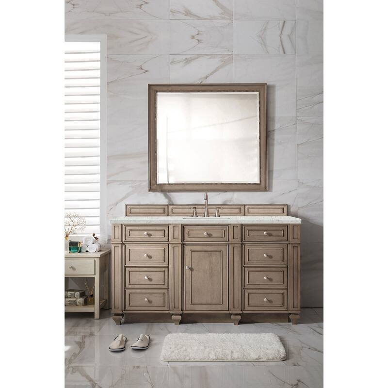 James Martin Vanities 157-V60S-FEJP Bristol 60" Free Standing Single