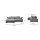 preview thumbnail 19 of 30, Aurelle Home Reversible Contemporary Sectional Sofa